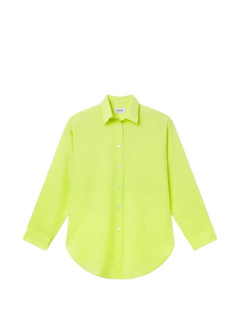 AGOLDE Sona striped shirt - Green - zdjęcie produktu nr 1