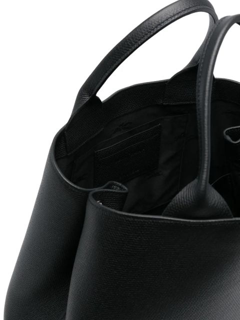 Longchamp large Le Roseau tote bag - Black