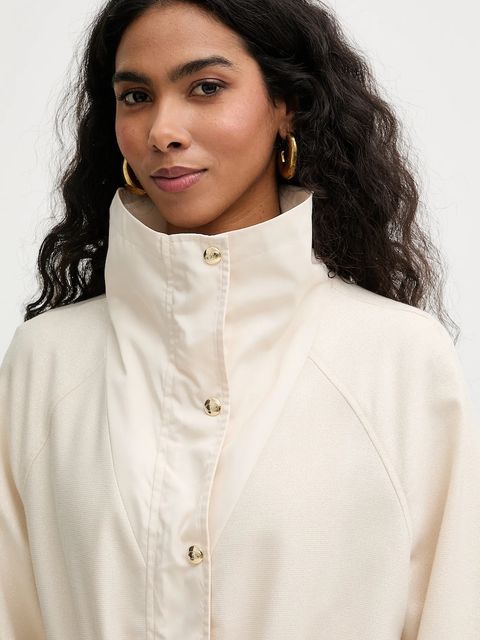 Liu Jo kurtka kolor beżowy przejściowa TA6149 T327A