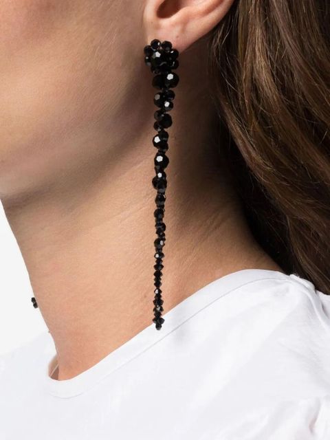 Simone Rocha bead drip earrings - Black