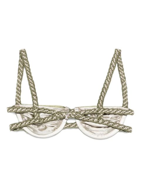 Isa Boulder braided bikini top - Green - zdjęcie produktu nr 2
