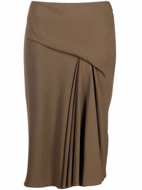 Versace draped midi skirt - Green - zdjęcie produktu nr 1