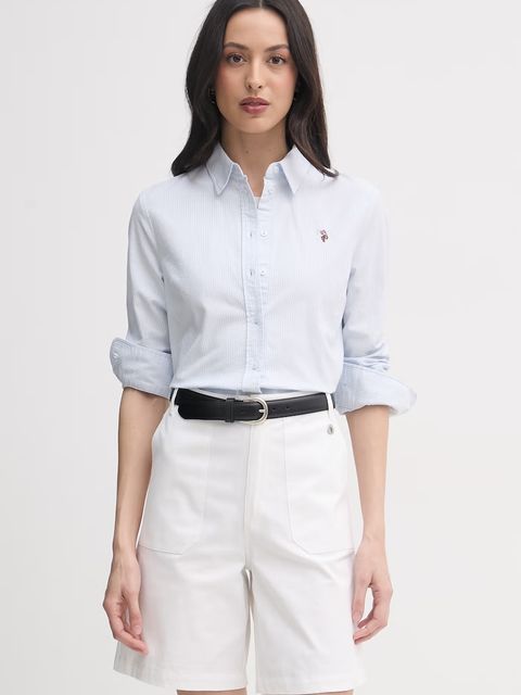 U.S. Polo Assn. koszula STRIPE STRETCH CLASSIC FIT OXFORD - zdjęcie produktu nr 2