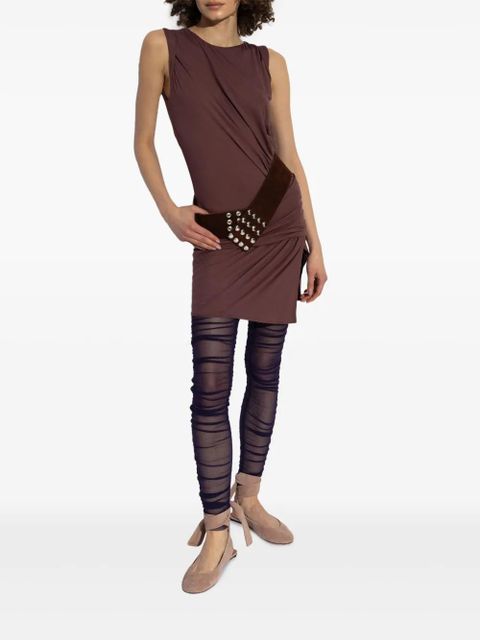 The Attico gathered minidress