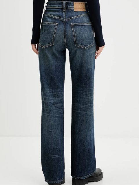 Tommy Jeans longsleeve 2-pack damski kolor granatowy DW0DW17716 - zdjęcie produktu nr 2