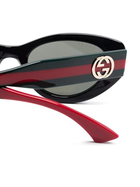 Gucci Eyewear cat eye-frame sunglasses - Black - zdjęcie produktu nr 2