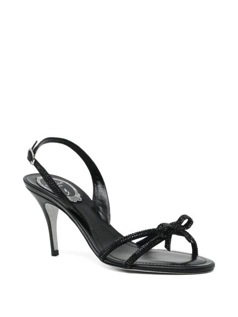 René Caovilla 80mm embellished sandals - Black - zdjęcie produktu nr 2