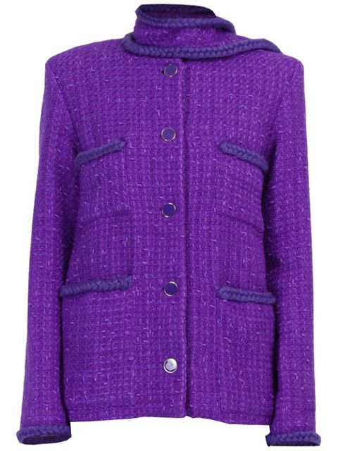 Rowen Rose tweed jacket - Purple - zdjęcie produktu nr 1