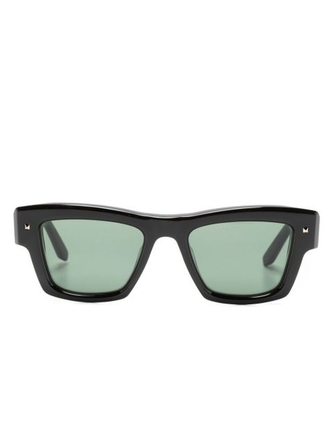 VALENTINO GARAVANI EYEWEAR logo-plaque tinted sunglasses - Black - zdjęcie produktu nr 1