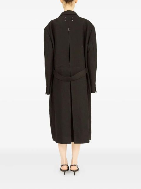 Maison Margiela four-stich coat - Black - zdjęcie produktu nr 2