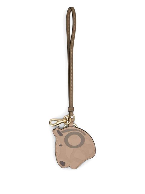 Tod's horse-charm keyring - Neutrals - zdjęcie produktu nr 1