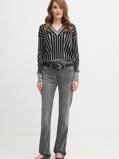 Dkny sweter SWEATERS damski kolor czarny lekki P5MSDZ52