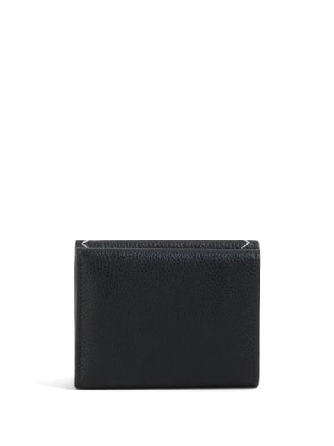 Marni logo-embroidered leather wallet - Black - zdjęcie produktu nr 2
