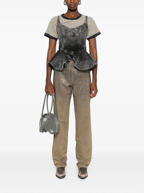 Golden Goose Swarovski-crystal-embellished jeans - Neutrals - zdjęcie produktu nr 2