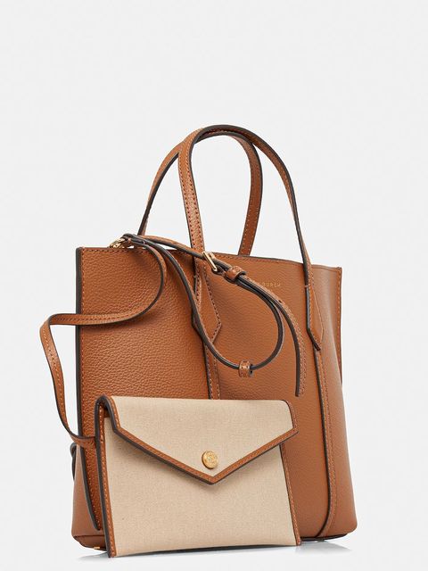 Tory Burch torebka skórzana Perry kolor brązowy 177252-200 - zdjęcie produktu nr 2