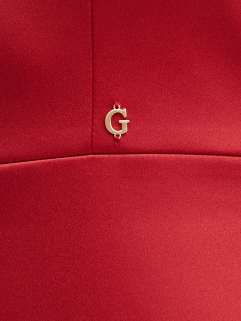 Guess sukienka MAELLE kolor czerwony mini dopasowana W5RK42 WH0M2