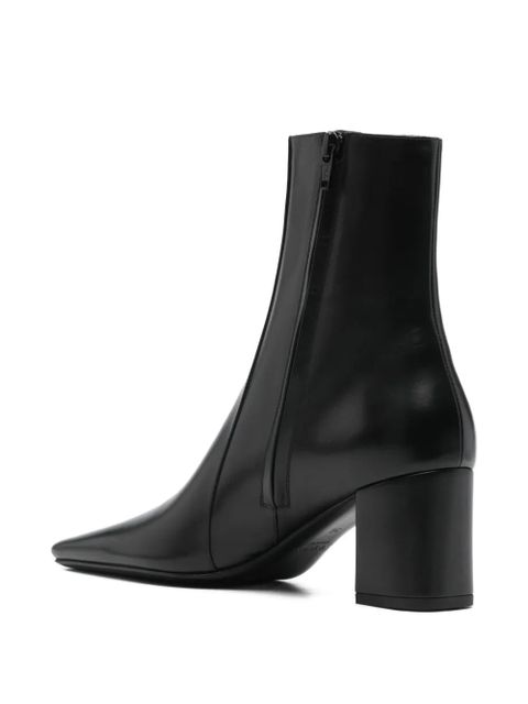 Saint Laurent square-toe block-heel boot - Black - zdjęcie produktu nr 2