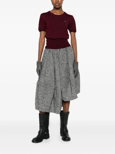 Vivienne Westwood orb-detail short-sleeve top - Red - zdjęcie produktu nr 2