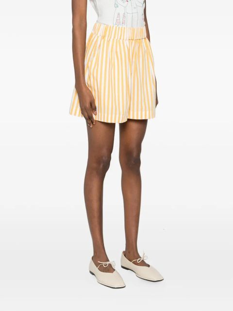 Faithfull the Brand Clemente striped shorts - Yellow