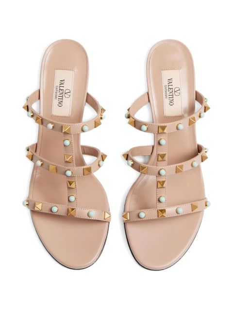 Valentino Garavani 60mm Rockstud embellished sandals - Pink