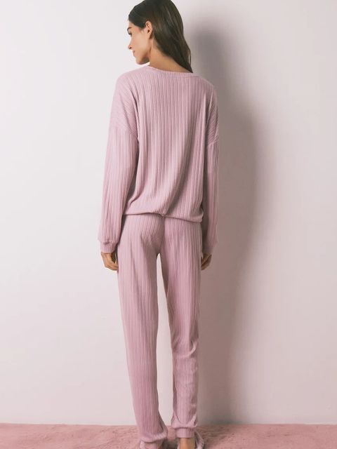 women'secret piżama damska kolor różowy 3132265