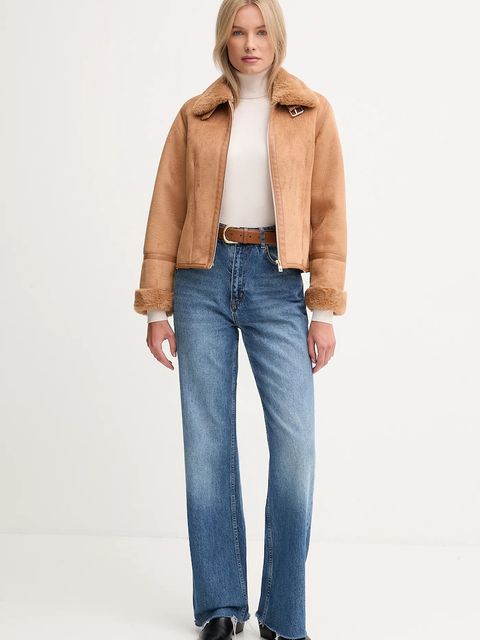 Gaudi kurtka kolor brązowy przejściowa 521BD39003 - zdjęcie produktu nr 2