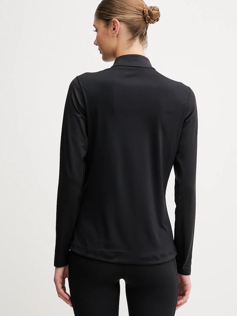 Asics longsleeve sportowy kolor czarny z półgolfem 2012D294