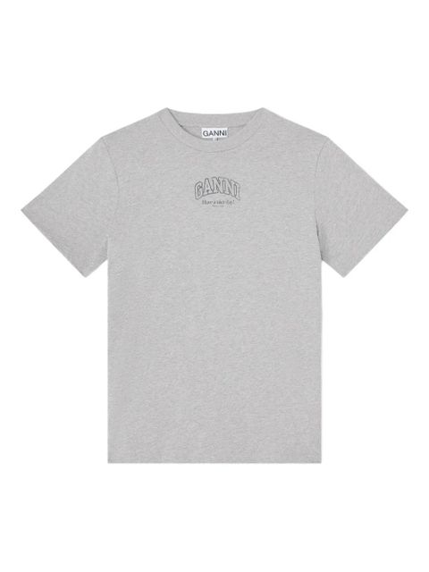 GANNI logo T-shirt - Grey - zdjęcie produktu nr 1