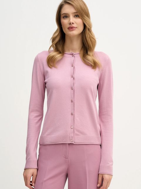 Sisley kardigan damski kolor różowy lekki 17Q3M5203 - zdjęcie produktu nr 1