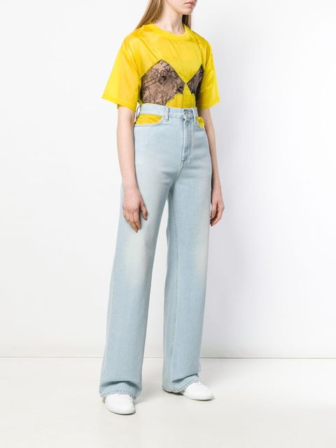 Maison Margiela Décortiqué wide-leg jeans - Blue - zdjęcie produktu nr 2