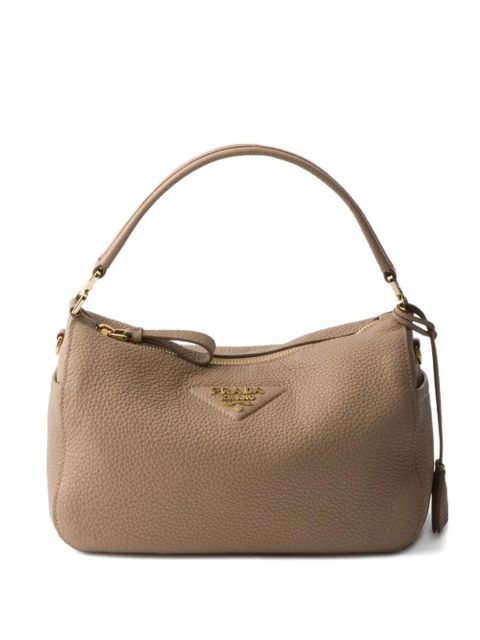 Prada leather shoulder bag - Neutrals - zdjęcie produktu nr 1