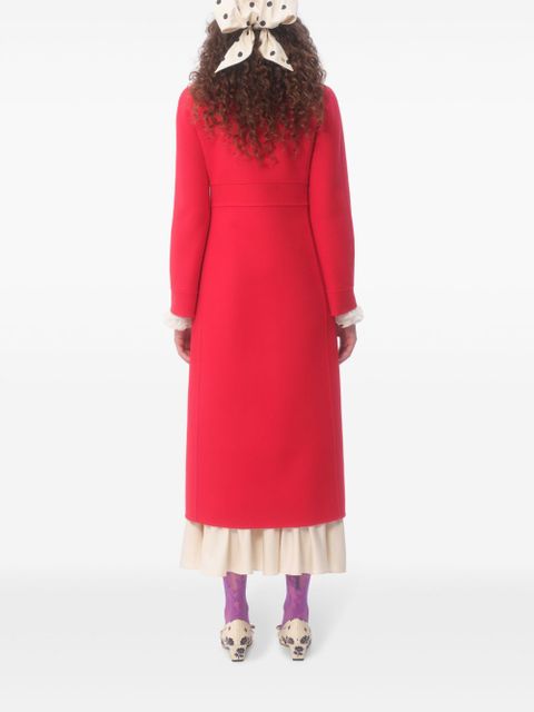 Valentino Garavani compact drap coat - Red - zdjęcie produktu nr 2
