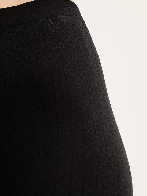 Calvin Klein Underwear szorty damskie kolor czarny gładkie high waist LV00QS7547 - zdjęcie produktu nr 2