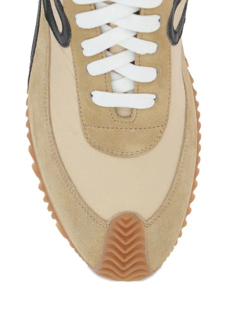 LOEWE multi-panel lace-up sneakers - Neutrals