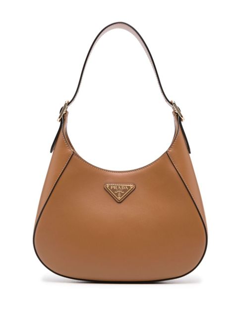 Prada City leather shoulder bag - Brown - zdjęcie produktu nr 1