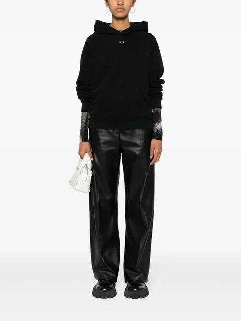 Zadig&Voltaire Georgy wings-appliqué hoodie - Black - zdjęcie produktu nr 2