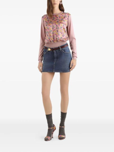 Dolce & Gabbana floral-print sweater - Pink - zdjęcie produktu nr 2