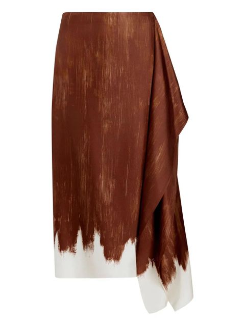 Proenza Schouler Amery midi skirt - Brown - zdjęcie produktu nr 1