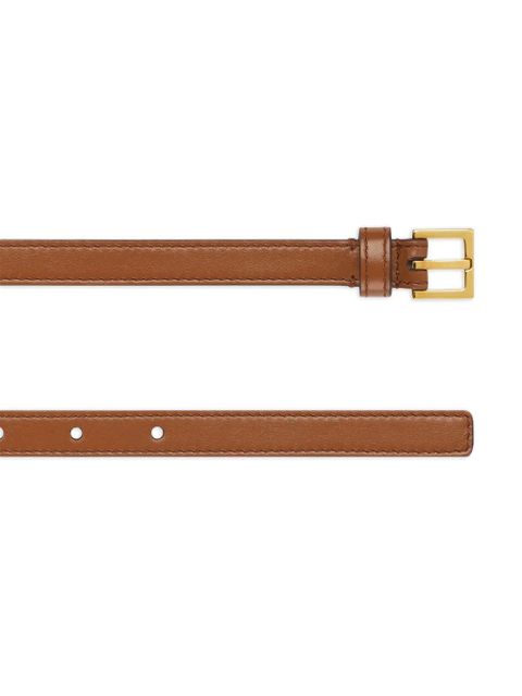 Versace logo-lettering belt - Brown