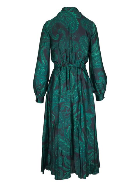 ETRO long-sleeve midi dress - Green