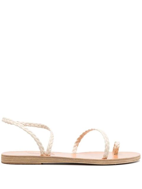 Ancient Greek Sandals Eleftheria braided-strap sandals - White - zdjęcie produktu nr 1