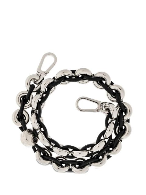 LOEWE large Flamenco knotted leather shoulder bag - Black - zdjęcie produktu nr 1