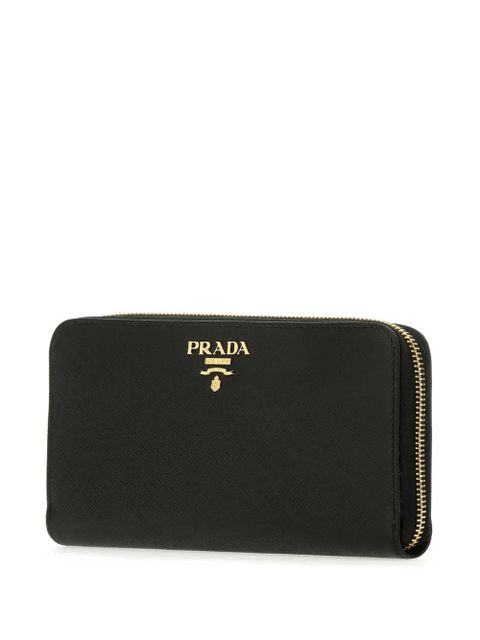 Prada large leather wallet - Black