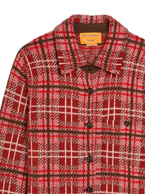 Guest In Residence Dylan plaid shirt - Red - zdjęcie produktu nr 2