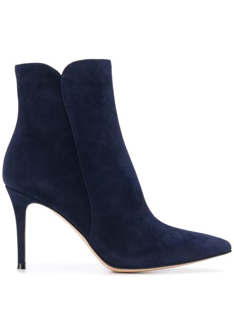 Gianvito Rossi Levy 85mm ankle boots - Blue - zdjęcie produktu nr 1