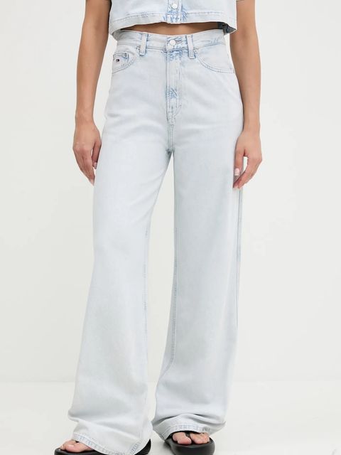 Tommy Jeans jeansy damskie kolor niebieski DW0DW21378 - zdjęcie produktu nr 1