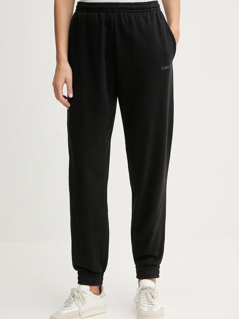 Calvin Klein Underwear spodnie lounge damskie kolor czarny melanżowe LV00QS7515