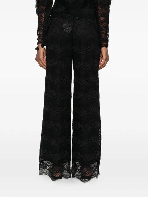 TWINSET lace trousers - Black