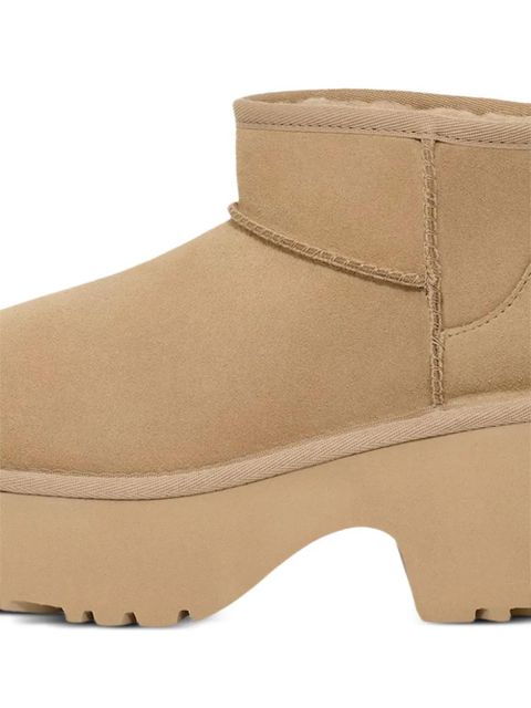 UGG Classic Ultra Mini New Heights platform pull-tab boots - Neutrals - zdjęcie produktu nr 2