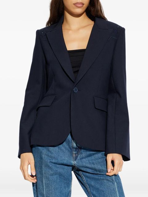 Zadig&Voltaire rhinestones-embellished blazer - Blue
